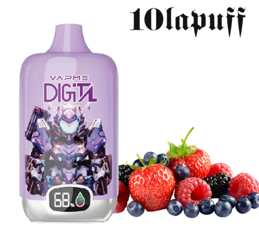 PUFF 12000 VAPME DIGITAL - Mix Berry - - 10lapuff