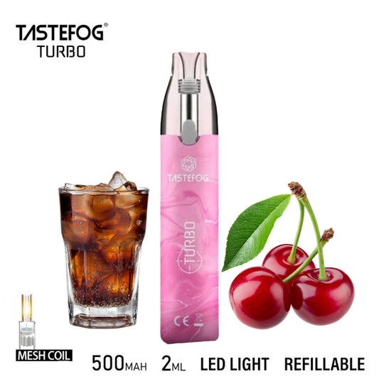 PUFF 5000 TASTEFOG Rechargeable Liquide - Cola Cherry