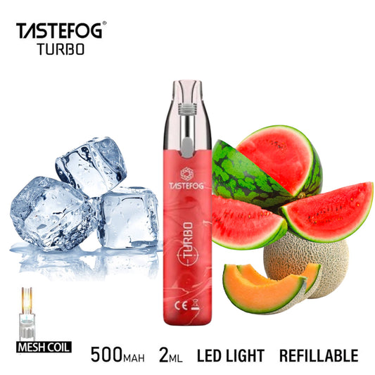 PUFF 5000 TASTEFOG Rechargeable Liquide - Lush Ice