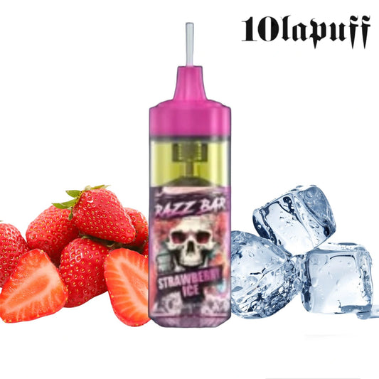 PUFF 16000 RAZZBAR  - Fraise glacée - 10lapuff