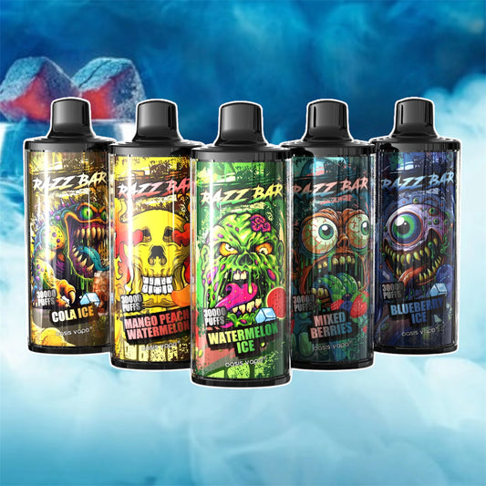 PUFF 30000 RAZZ BAR - 15 profumi -