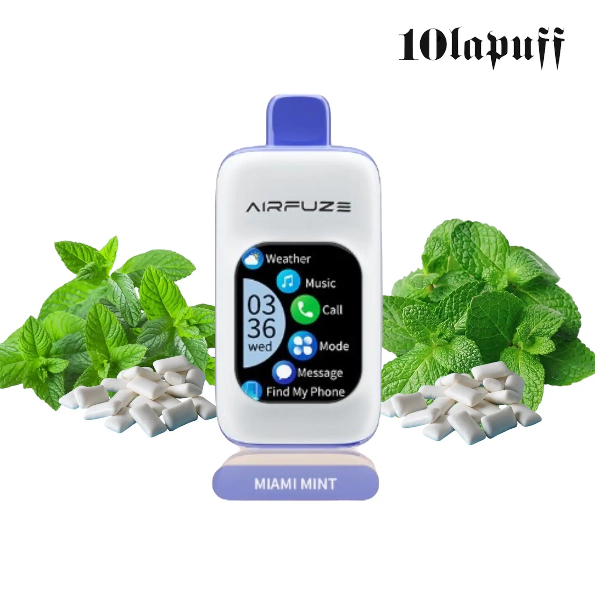 AIREFUZE PUFF 40000 Miami Mint | Vape Intelligente Saveur Menthe Exotique 10lapuff AIREFUZE PUFF 40000 Miami Mint | Vape Intelligente Saveur Menthe Exotique 10lapuff