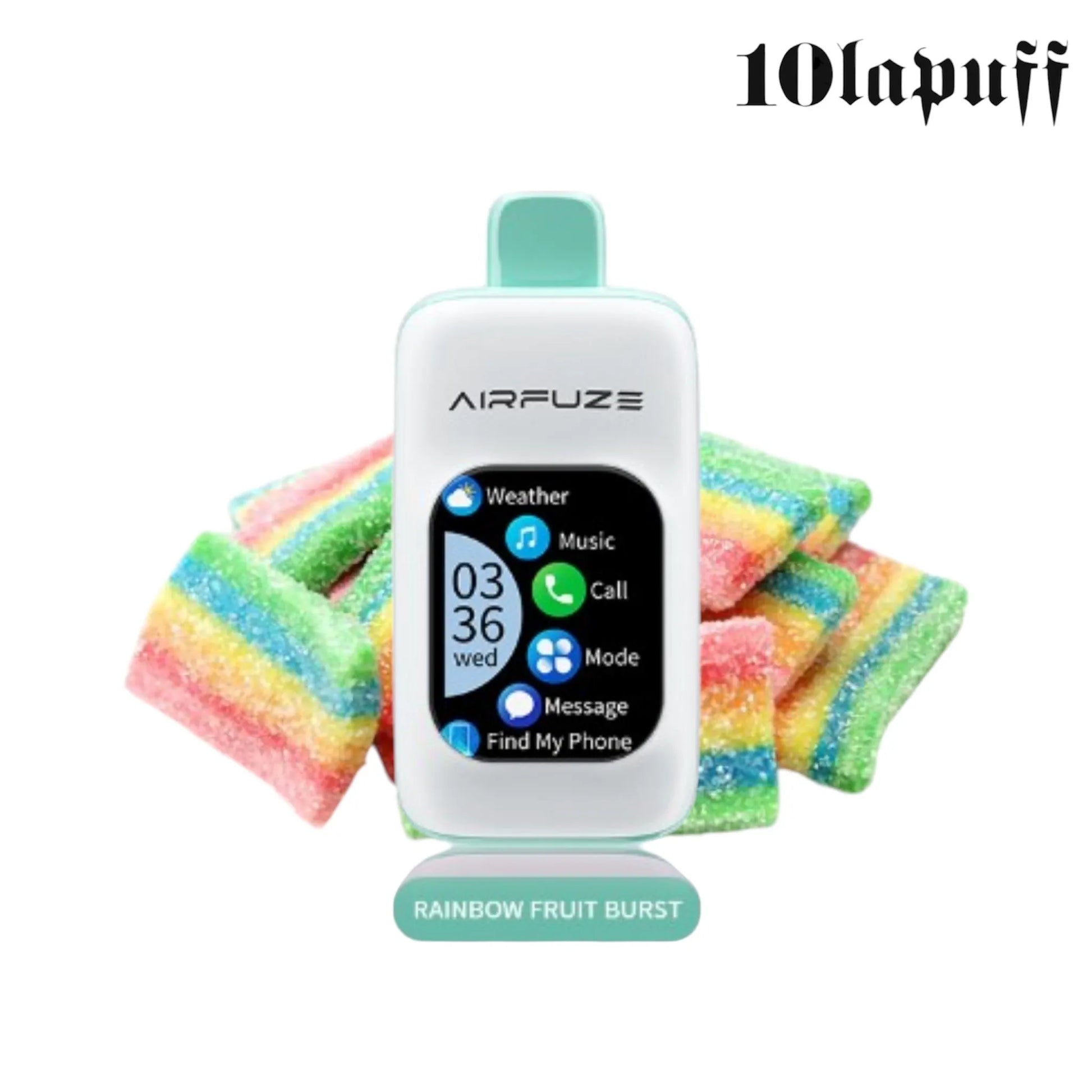 AIREFUZE PUFF 30000 Rainbow Fruit Burst | Smart Vape Tropical Flavor 10lapuff AIREFUZE PUFF 30000 Rainbow Fruit Burst | Smart Vape Tropical Flavor 10lapuff
