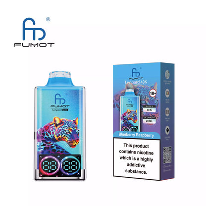 PUFF 40000 LEOPARD FUMOT - Blaubeere Himbeere