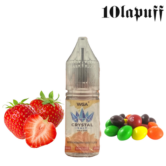 E-Liquid WGA - Gusto Strawberry Skittles 20mg/ml - 10ml (50/50)