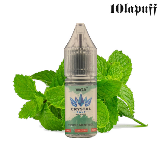 E-Liquid WGA - Gusto Triplo Mentolo 20mg/ml - 10ml (50/50)