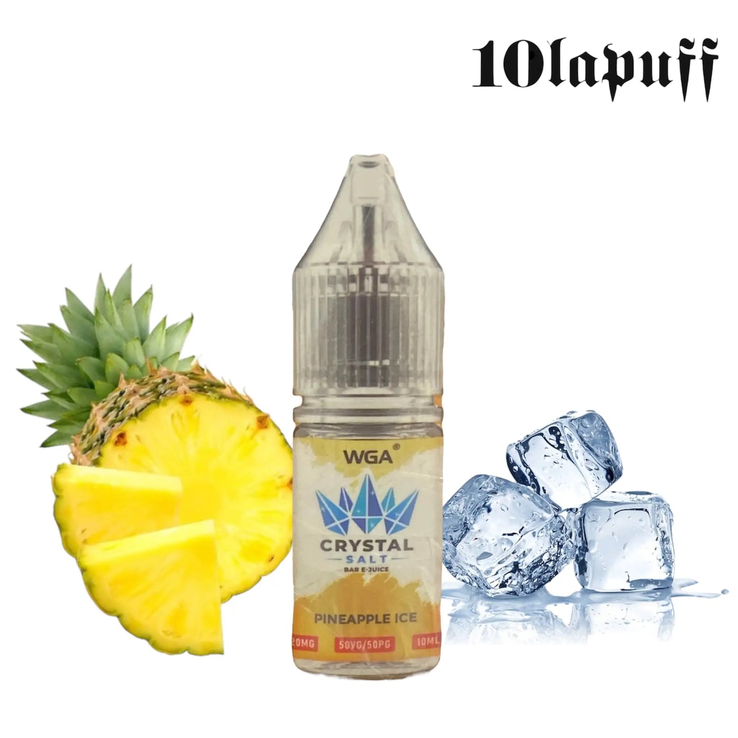 E-Liquid WGA - Saveur Ananas Glacé 20mg/ml - 10ml (50/50)