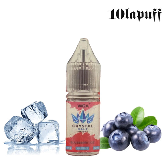 E-Liquid WGA - Saveur Blueberry Ice 20mg/ml - 10ml (50/50)