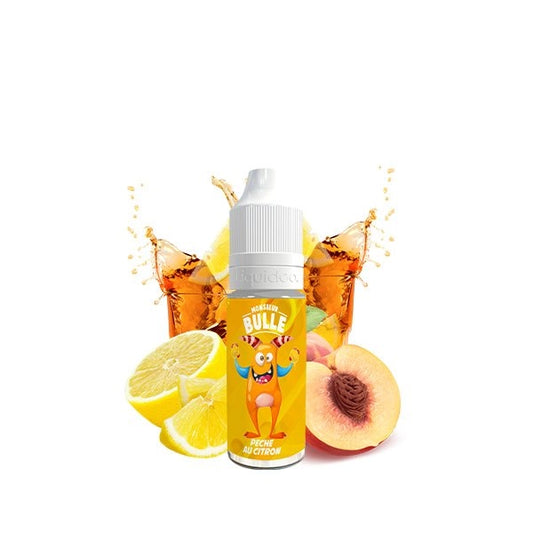E-liquid PEACH WITH LEMON 10ML - LIQUIDEO MONSIEUR BULLE