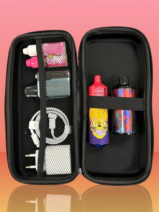 Robust XL Pouch for Multi-Vapes - Durable Black