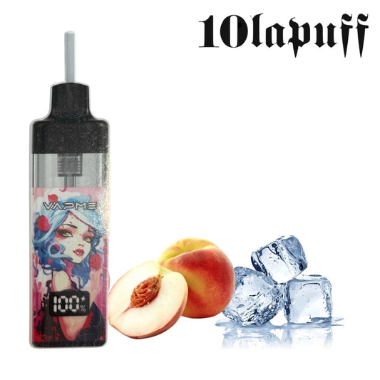 Puff Vapme 10 000 – Peach Ice Flavor (2% Nicotine)