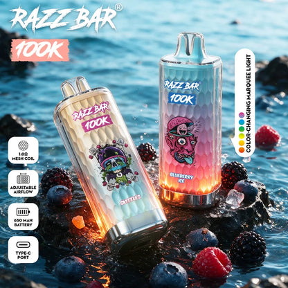 Puff 100000 Razzbar Lemon Lime – Citron & Citron Vert