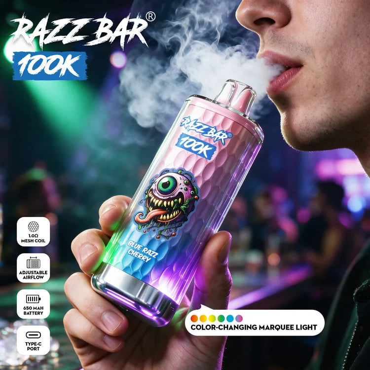 Puff 100000 Razzbar Lemon Lime – Citron & Citron Vert