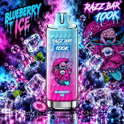 Razzbar 100K – Puff Usa e Getta Ricaricabile da 100.000 Tiri – Scegli il tuo gusto