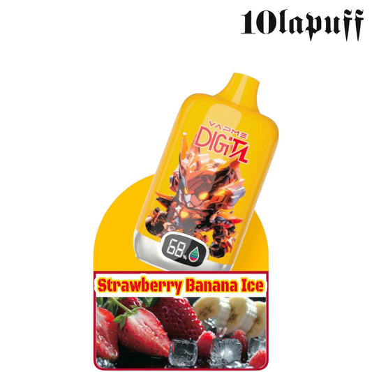 PUFF 12000 VAPME DIGITAL - Fraise Banane Glacée