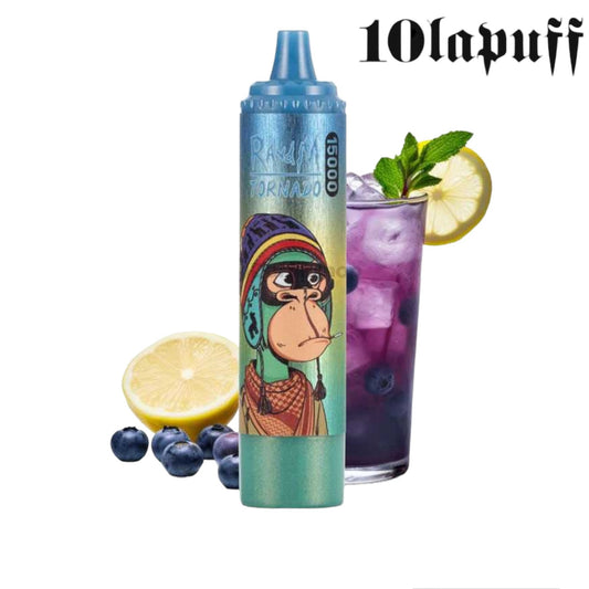 PUFF 15000 TORNADO RandM - Blue Razz Limonade - 10lapuff