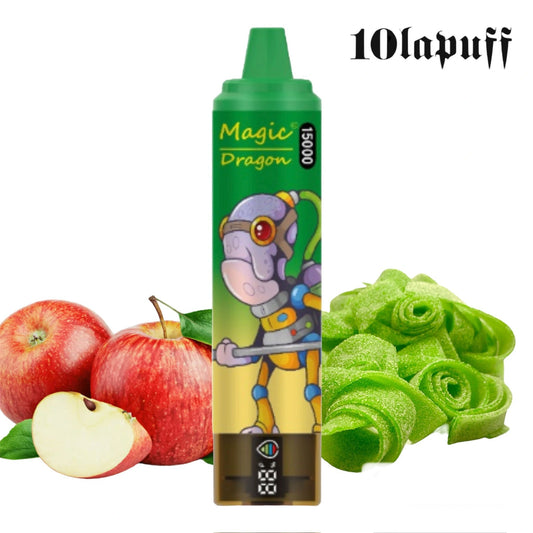 PUFF 15000 MAGIC DRAGON - Mela Acida