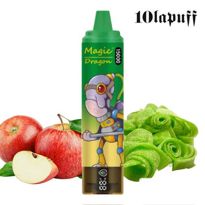 PUFF 15000 MAGIC DRAGON - Sour Apple