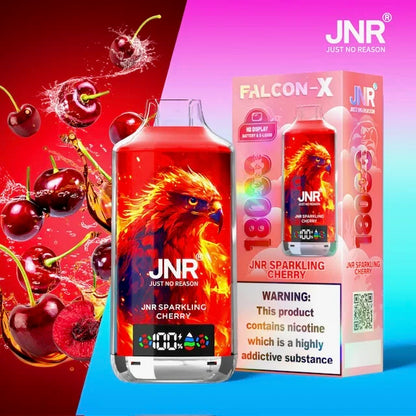 JNR Falcon X 18000 Sparkling Cherry – Cerise Pétillante