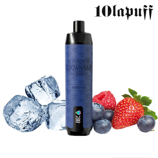 PUFF 18000 VAPME CROWN BAR  - Berry Glacée - 10lapuff