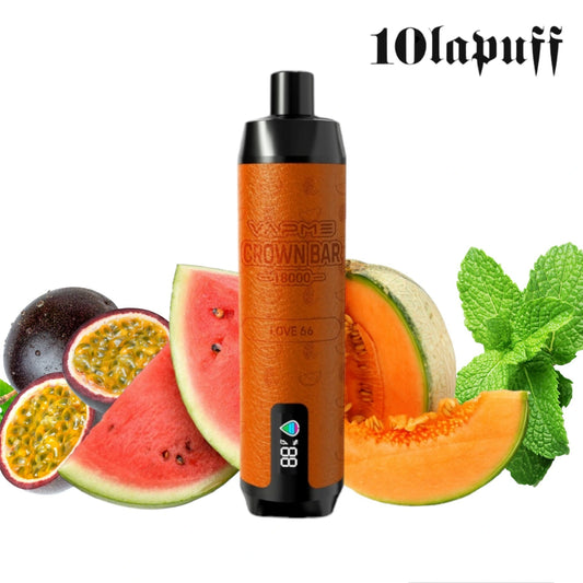 PUFF 18000 VAPME CROWN BAR  - Love 66 - 10lapuff
