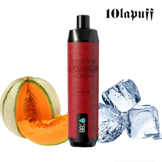 PUFF 18000 VAPME CROWN BAR  -Melon glacée - 10lapuff