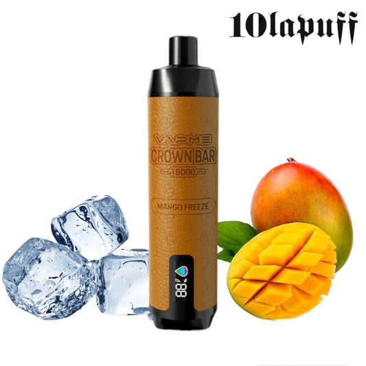 PUFF 18000 VAPME CROWN BAR  - Mangue glacée - 10lapuff