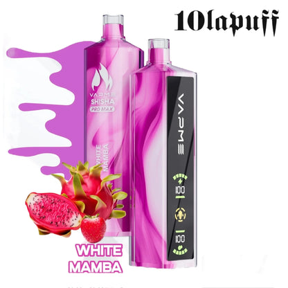 PUFF 20000 SHISHA PRO MAX VAPME - White Mamba 10lapuff PUFF 20000 SHISHA PRO MAX VAPME - White Mamba 10lapuff