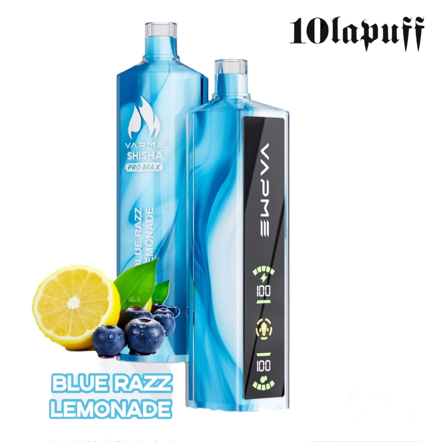 PUFF 20000 SHISHA PRO MAX VAPME - Plava Razz Limunada