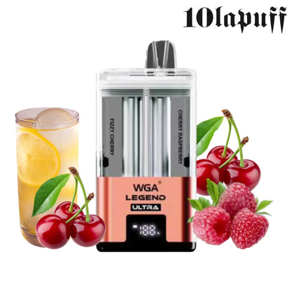 PUFF 30000 WGA LEGEND ULTRA Rechargeable Liquide - Cerise Limonade & Cerise Framboise