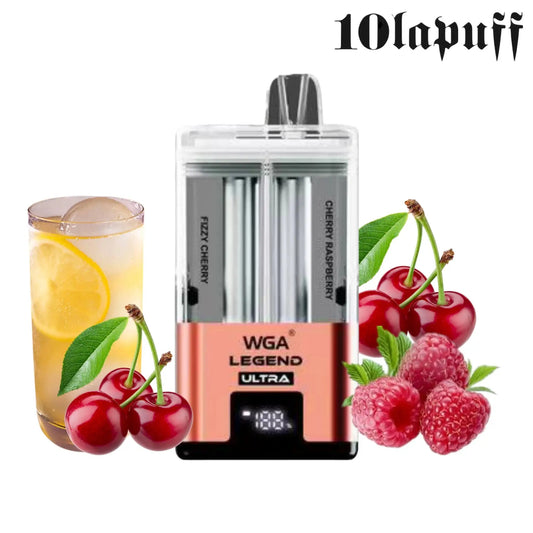 PUFF 30000 WGA LEGEND ULTRA Rechargeable Liquide - Cerise Limonade & Cerise Framboise