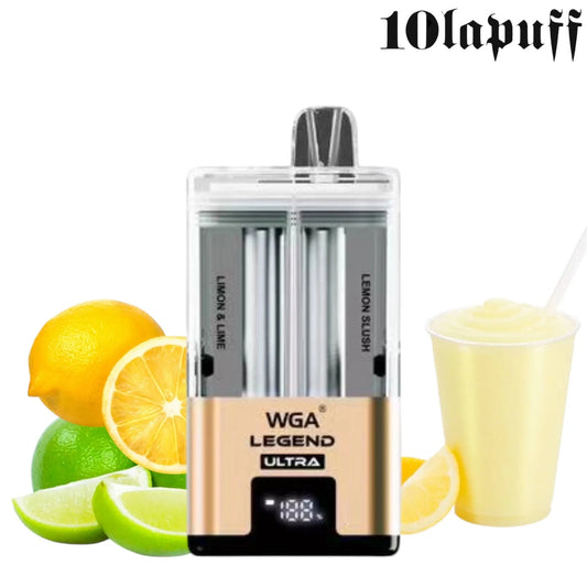 PUFF 30000 WGA LEGEND ULTRA Rechargeable Liquide - citron vert & Citron Limonade