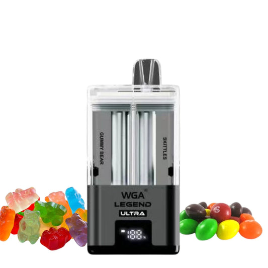 PUFF 30000 WGA LEGEND ULTRA Rechargeable Liquide - Gummies Bear & Skittles