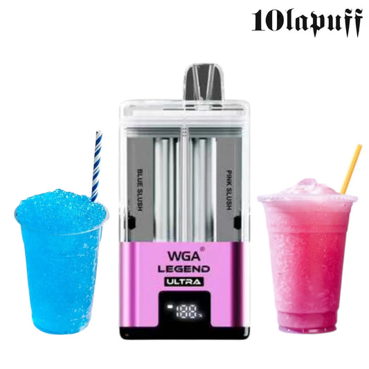 PUFF 30000 WGA LEGEND ULTRA Rechargeable Liquide - Pink Slush & Blue Slush