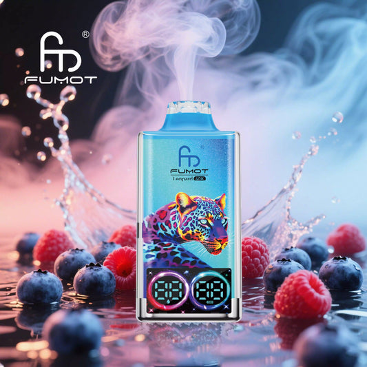 PUFF 40000 LEOPARD FUMOT - Blaubeere Himbeere