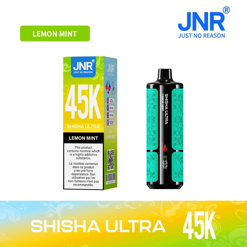 Puff 45000 SHISHA ULTRA JNR Limón Menta – Limón y Menta DTL