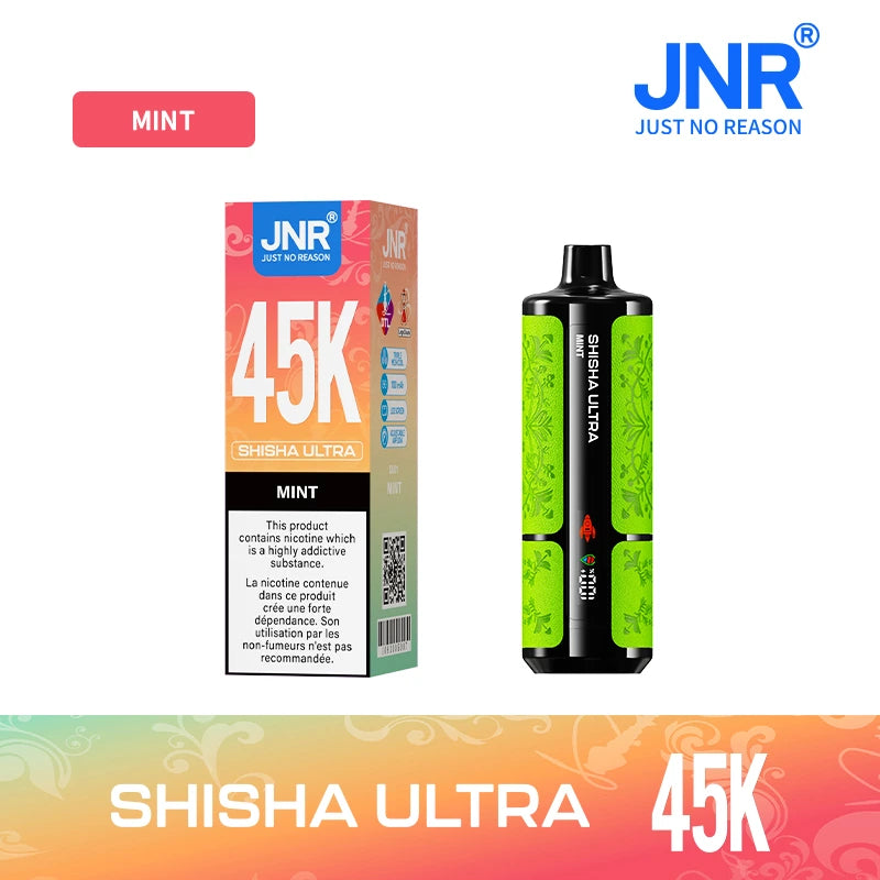 Puff 45000 SHISHA ULTRA JNR Menta – Menta Clásica DTL