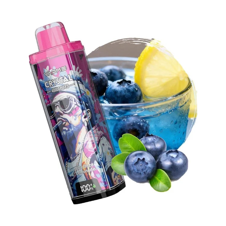 VAPME Crystal 48000 Blue Razz Lemonade – Framboise Bleue & Limonade