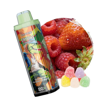 VAPME Crystal 48000 Strawberry Raspberry Candy – Fraise & Framboise Bonbon