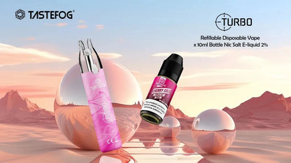 PUFF 5000 TASTEFOG wiederaufladbare Flüssigkeit - Lush Ice