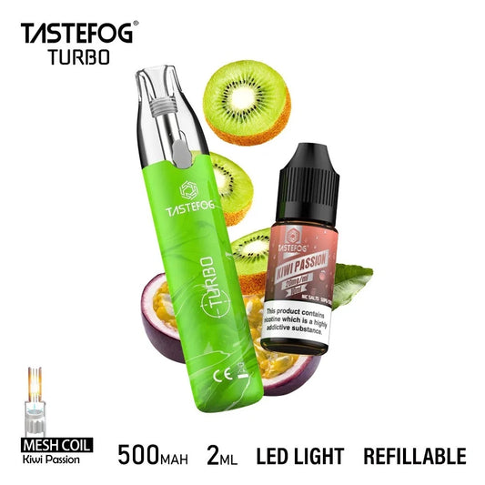 PUFF 5000 TASTEFOG Rechargeable Liquide - Kiwi Passion