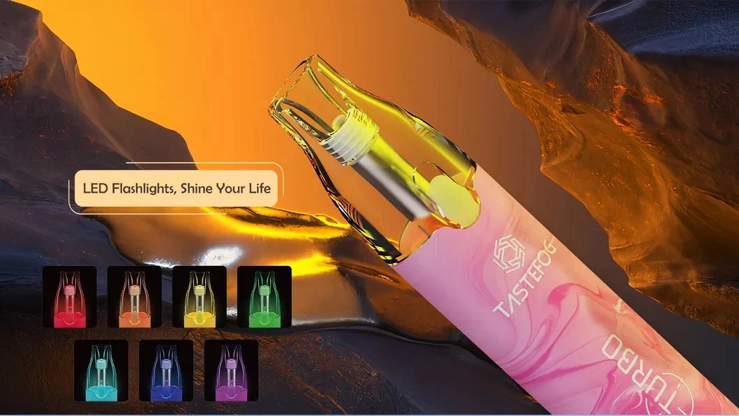 PUFF 5000 TASTEFOG wiederaufladbare Flüssigkeit - Cola Kirsche