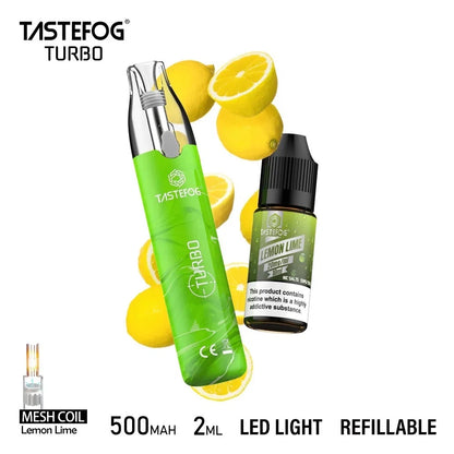 PUFF 5000 TASTEFOG Uppladdningsbar Vätska - Citron Lime