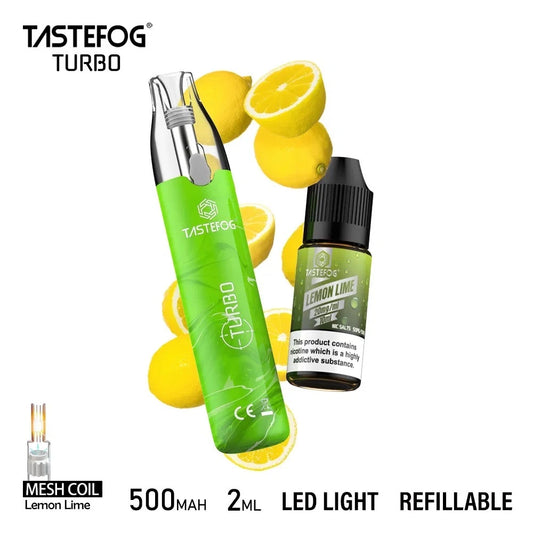PUFF 5000 TASTEFOG Rechargeable Liquide - Lemon Lime
