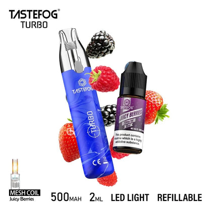 PUFF 5000 TASTEFOG Rechargeable Liquide - Juicy Berries