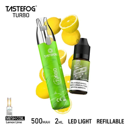 PUFF 5000 TASTEFOG Rechargeable Liquide - Lemon Lime