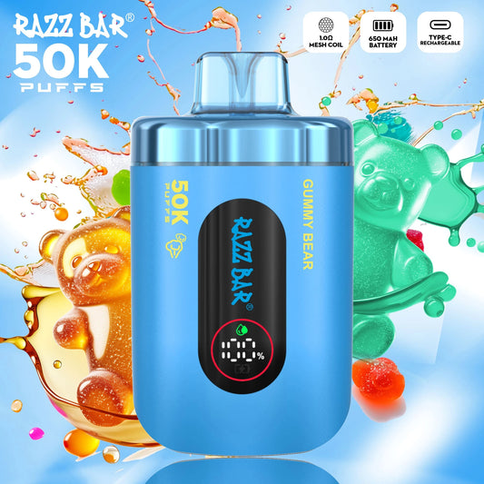 PUFF 50000 RAZZBAR - Orsetti Gommosi -