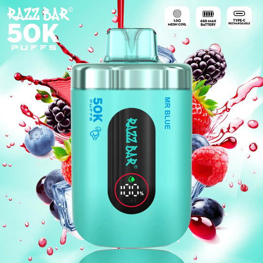 PUFF 50000 RAZZBAR - Signor Blu