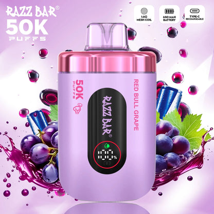PUFF 30000 RAZZ BAR - 16 profumi -