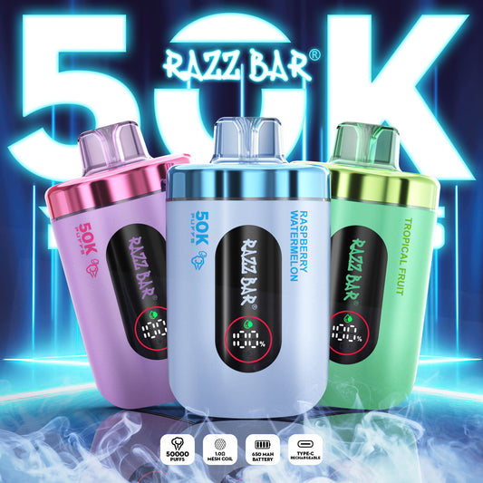 PUFF 30000 RAZZ BAR - 16 profumi -